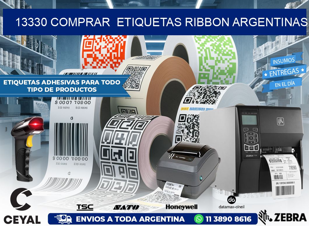 13330 COMPRAR  ETIQUETAS RIBBON ARGENTINAS