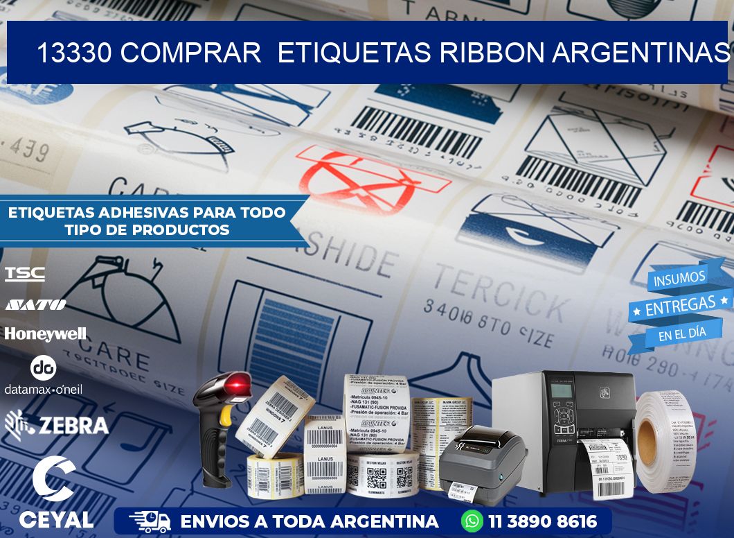 13330 COMPRAR  ETIQUETAS RIBBON ARGENTINAS