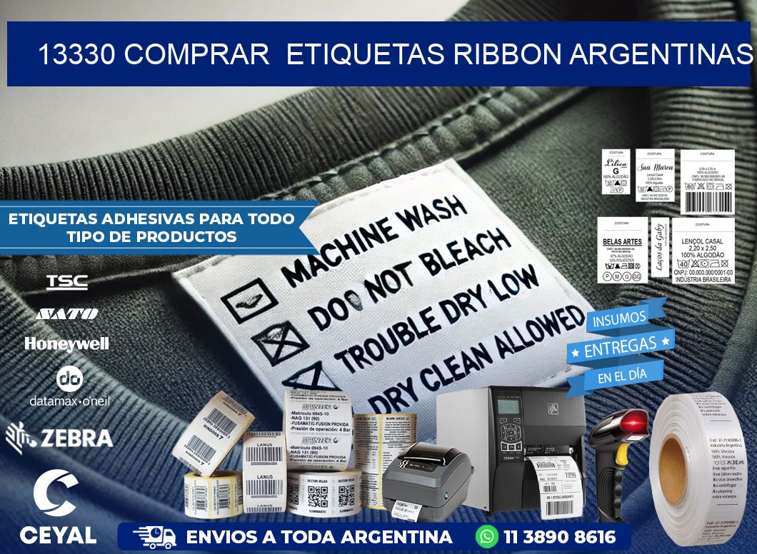 13330 COMPRAR  ETIQUETAS RIBBON ARGENTINAS