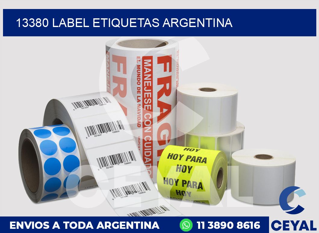 13380 LABEL ETIQUETAS ARGENTINA