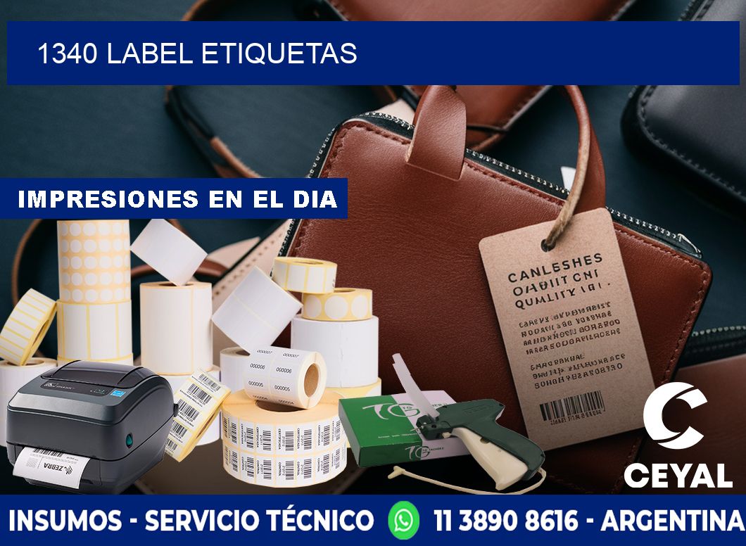 1340 LABEL ETIQUETAS