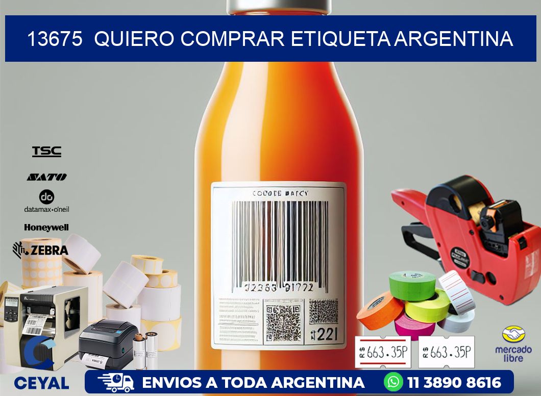 13675  QUIERO COMPRAR ETIQUETA ARGENTINA