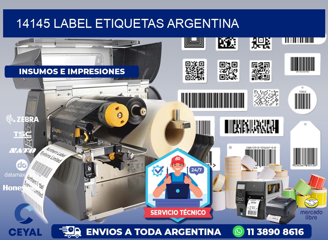 14145 LABEL ETIQUETAS ARGENTINA