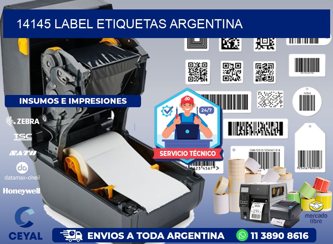 14145 LABEL ETIQUETAS ARGENTINA
