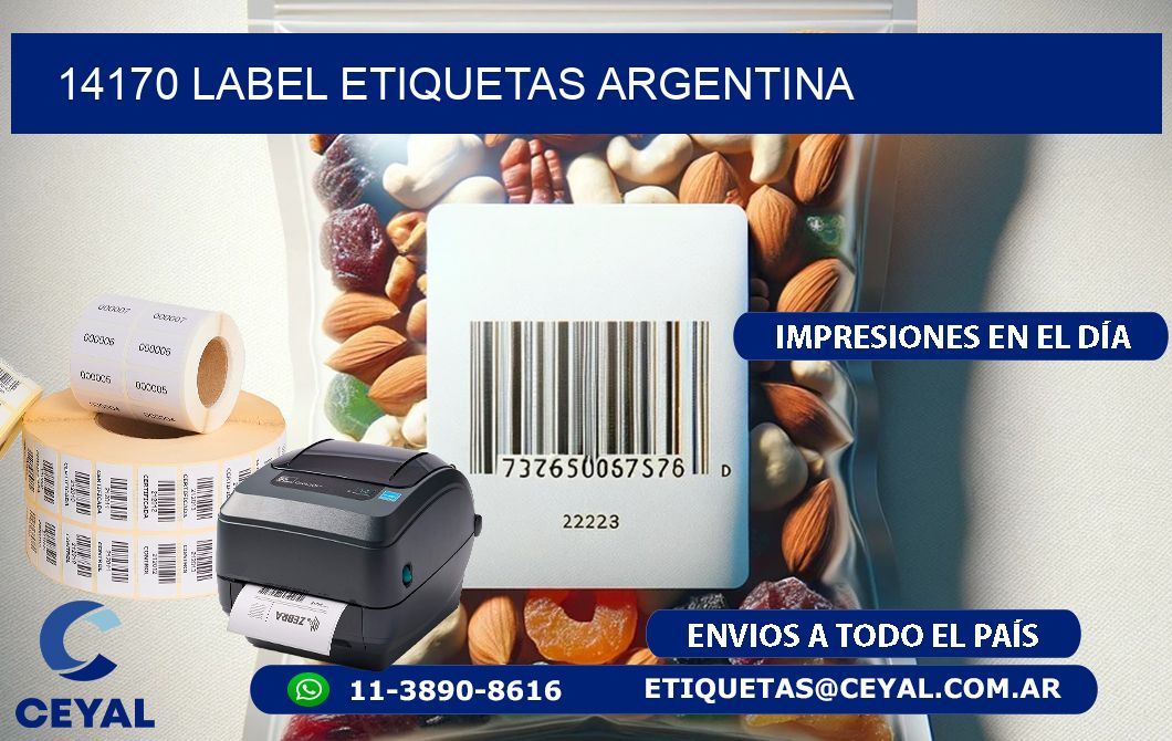 14170 LABEL ETIQUETAS ARGENTINA