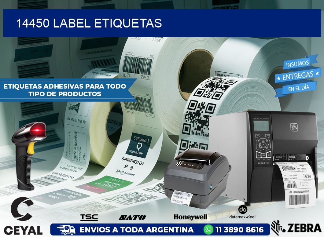 14450 LABEL ETIQUETAS