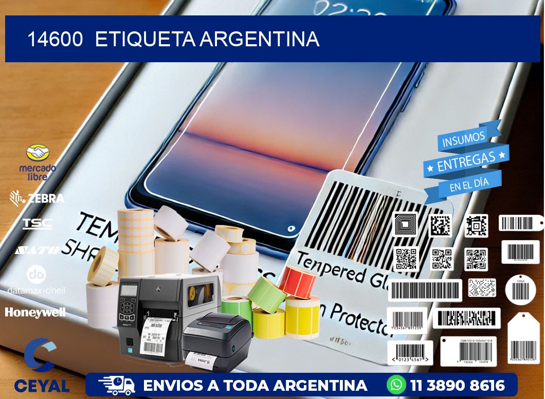 14600  ETIQUETA ARGENTINA