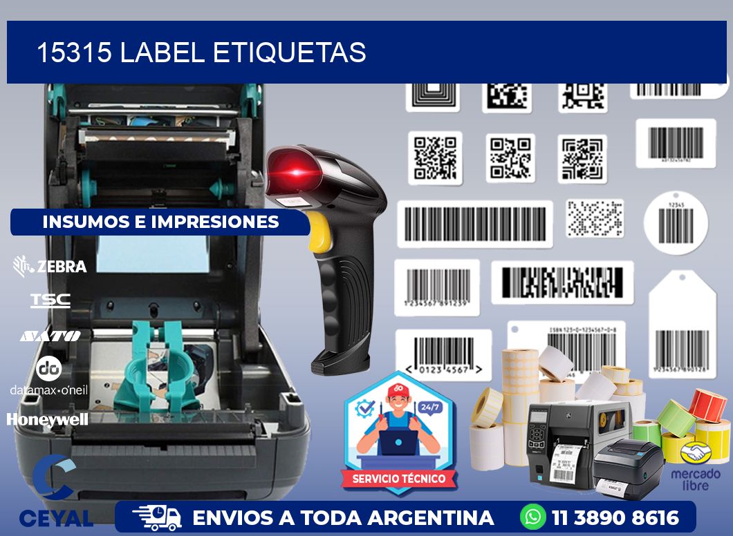 15315 LABEL ETIQUETAS