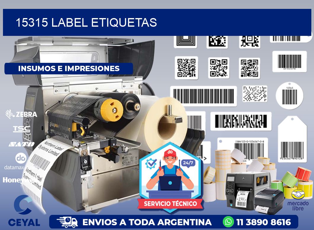 15315 LABEL ETIQUETAS