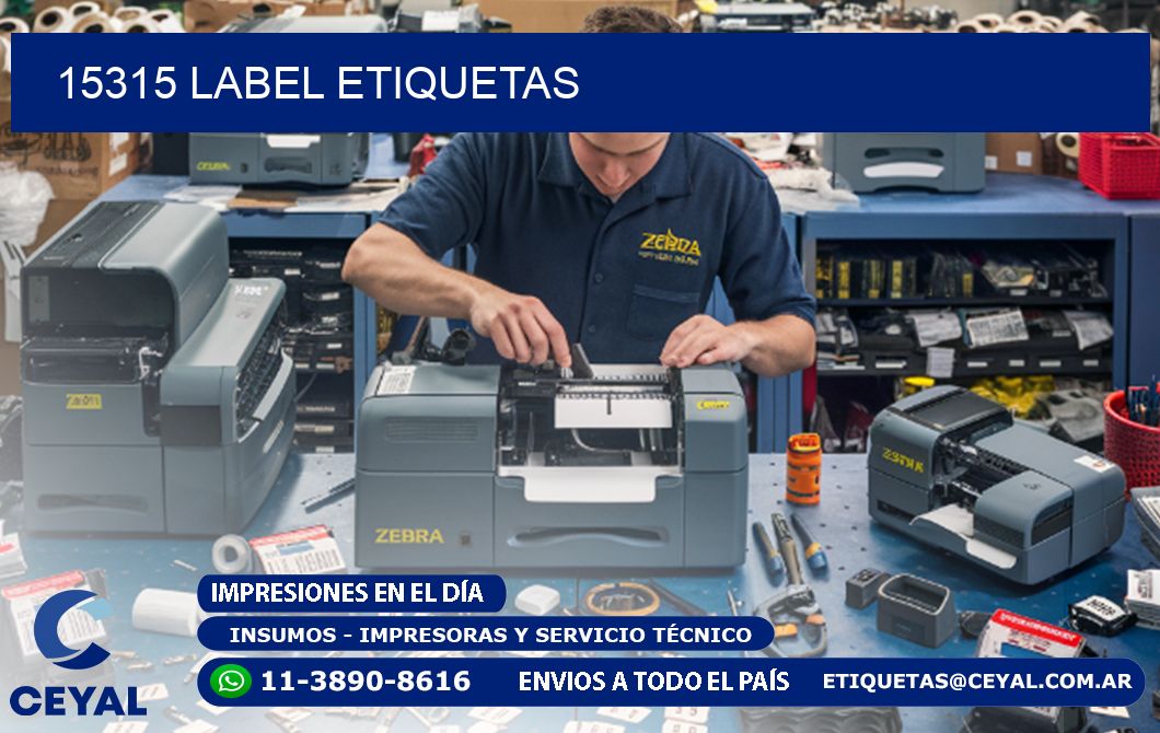 15315 LABEL ETIQUETAS