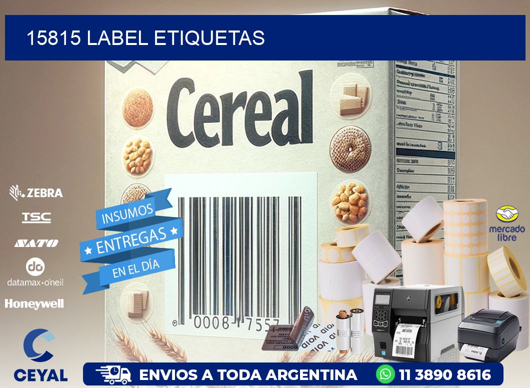 15815 LABEL ETIQUETAS