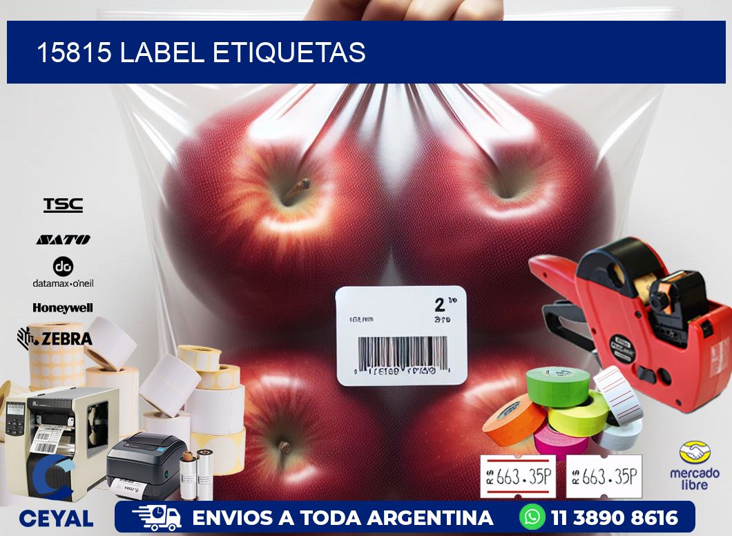 15815 LABEL ETIQUETAS