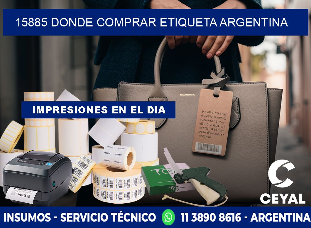 15885 DONDE COMPRAR ETIQUETA ARGENTINA