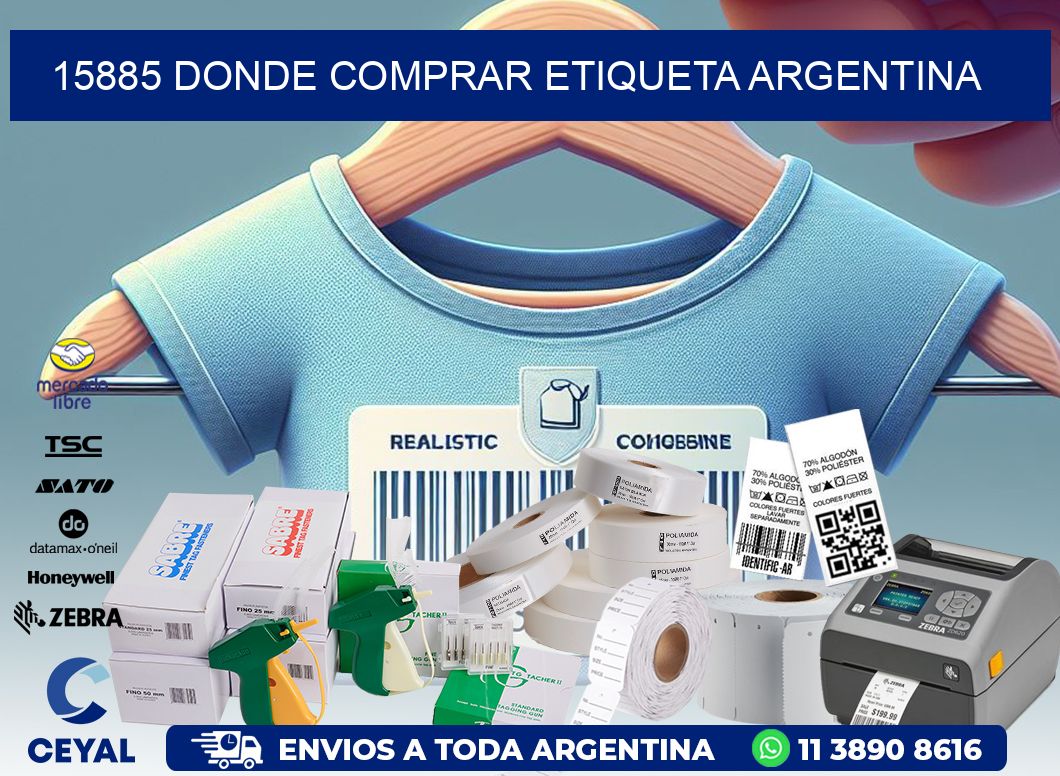 15885 DONDE COMPRAR ETIQUETA ARGENTINA