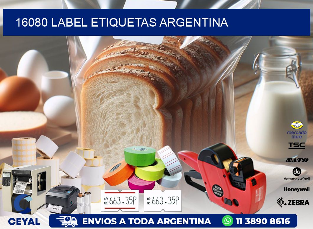 16080 LABEL ETIQUETAS ARGENTINA