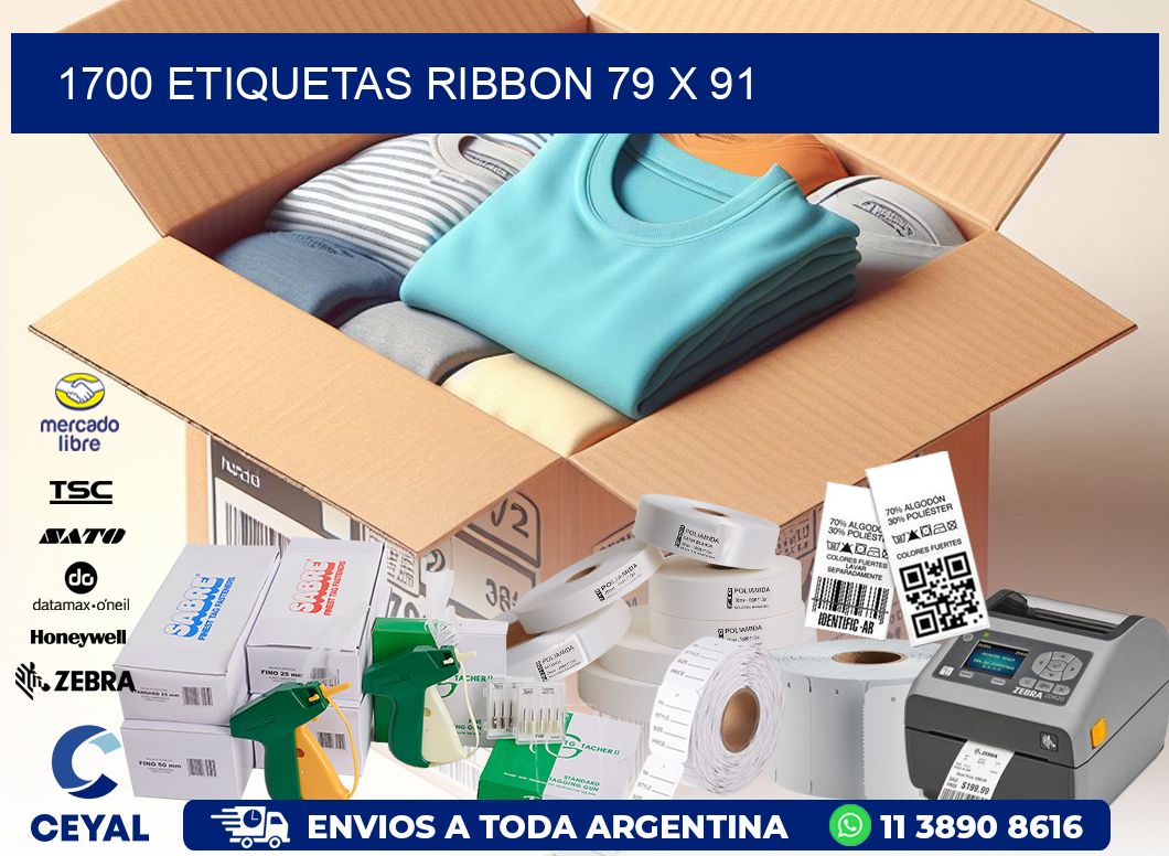 1700 ETIQUETAS RIBBON 79 x 91