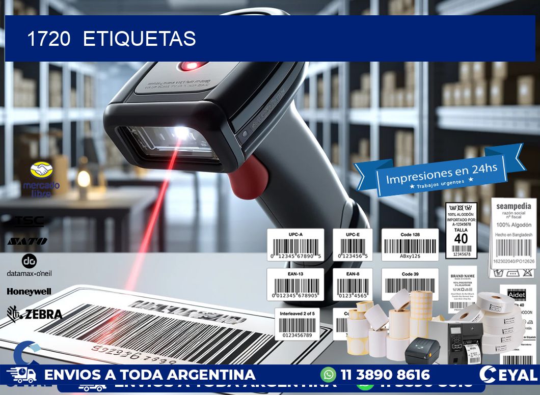 1720  ETIQUETAS