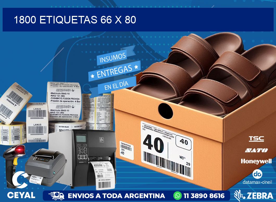 1800 ETIQUETAS 66 x 80