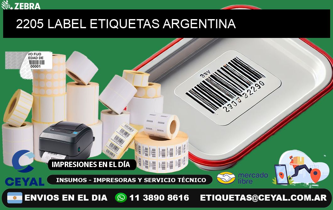 2205 LABEL ETIQUETAS ARGENTINA