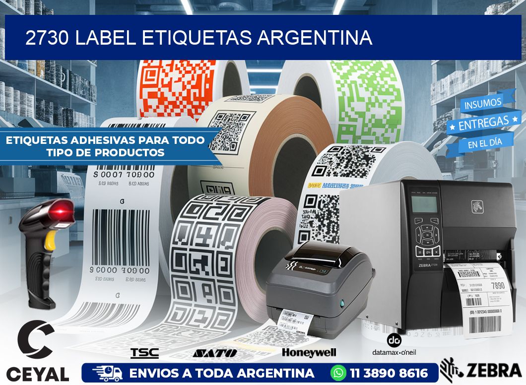 2730 LABEL ETIQUETAS ARGENTINA