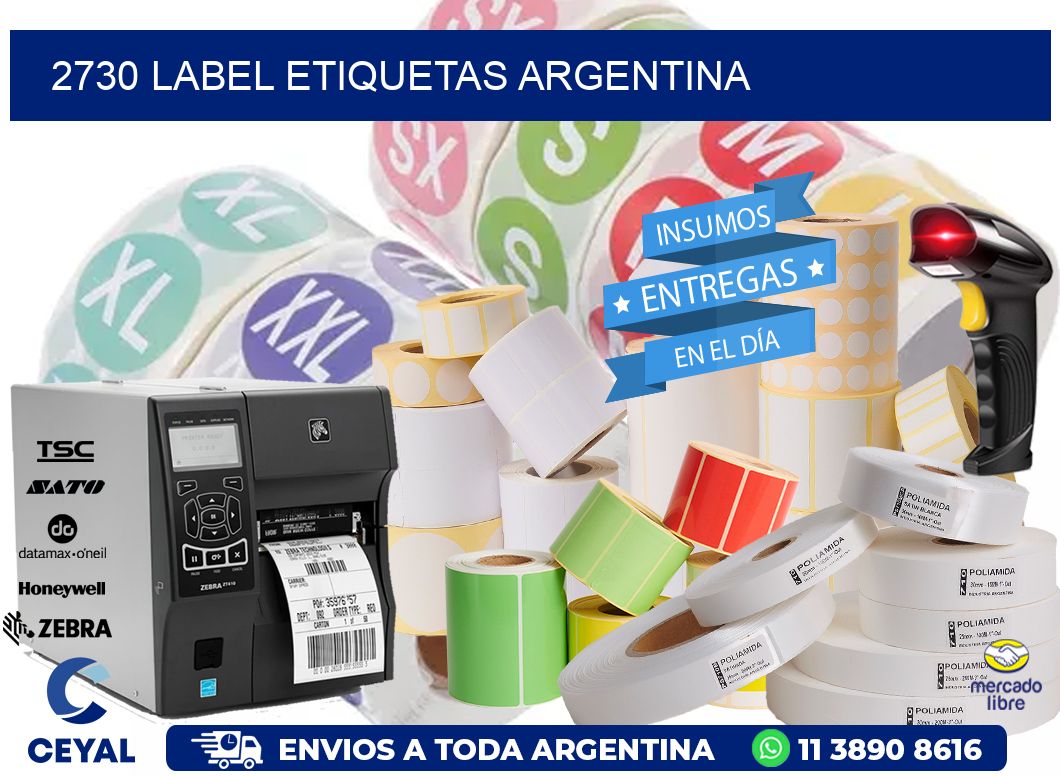 2730 LABEL ETIQUETAS ARGENTINA