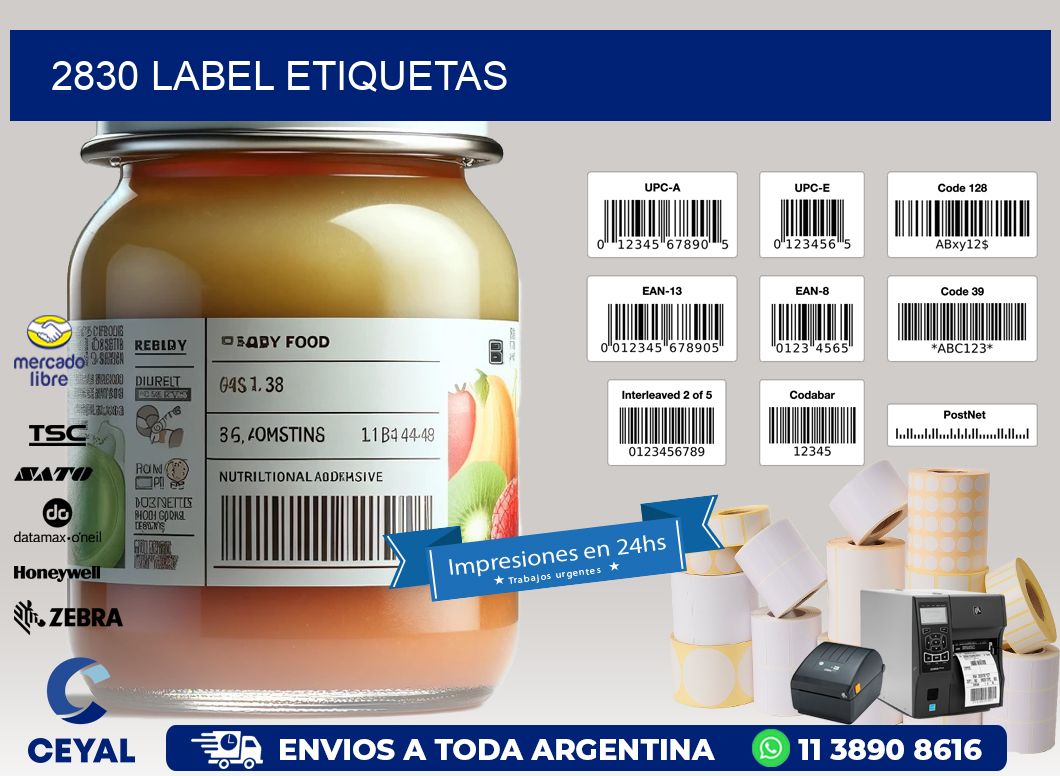 2830 LABEL ETIQUETAS