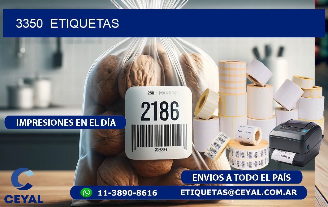 3350  ETIQUETAS
