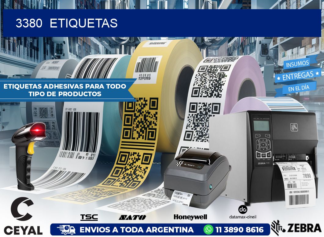 3380  ETIQUETAS
