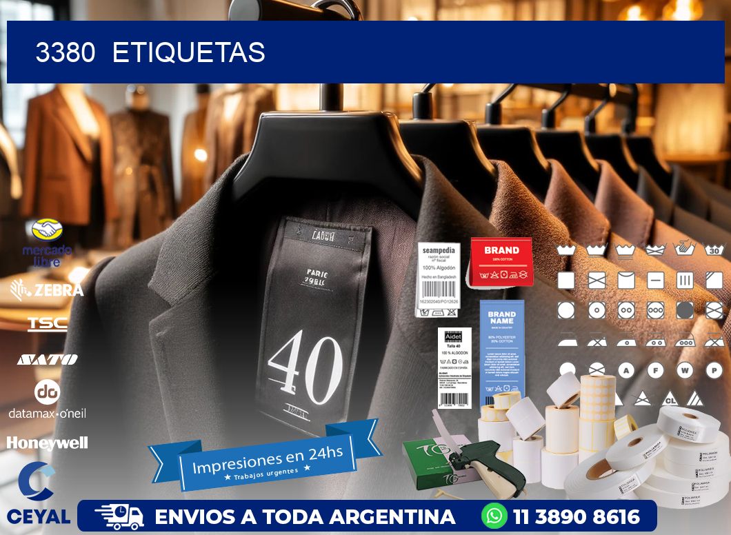 3380  ETIQUETAS