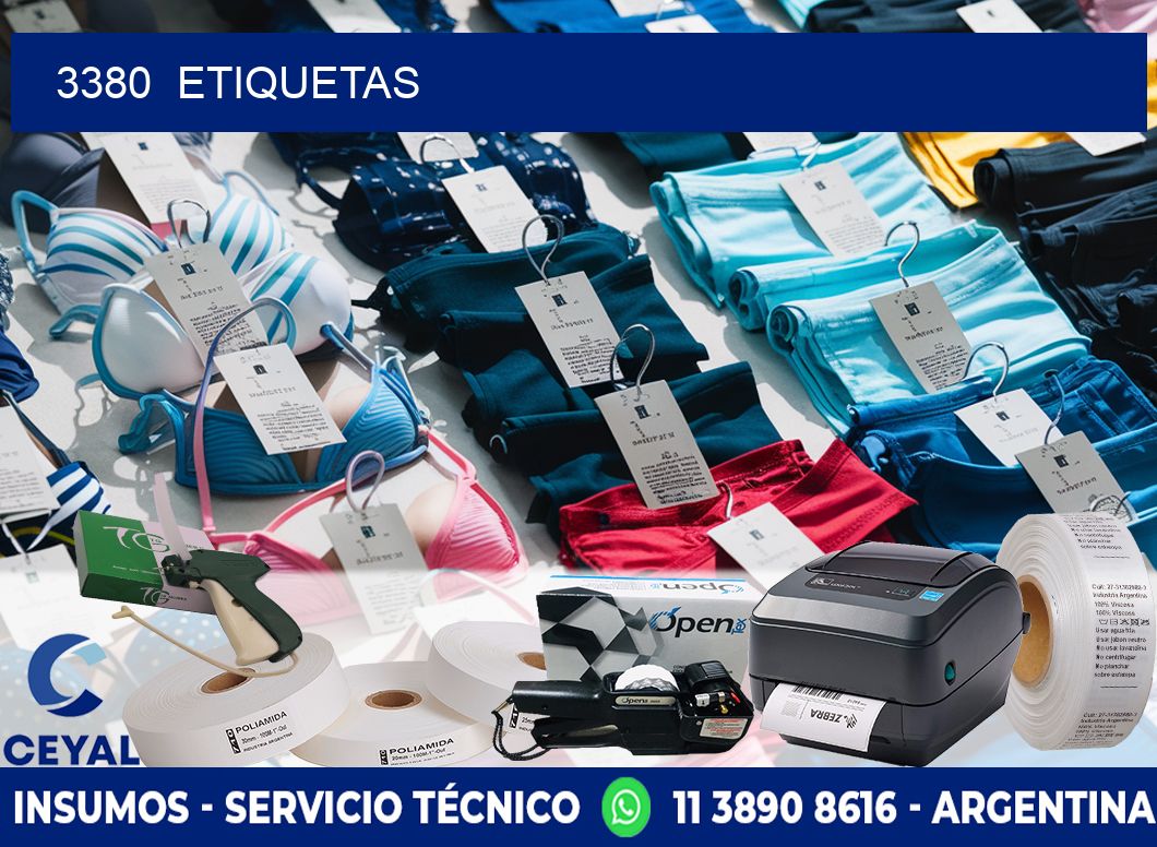 3380  ETIQUETAS