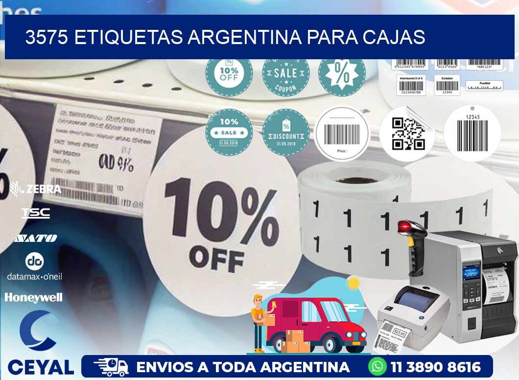 3575 ETIQUETAS ARGENTINA PARA CAJAS