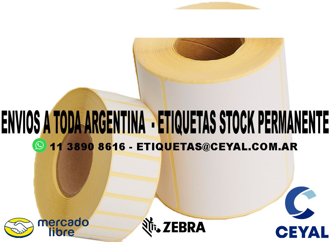 400 ETIQUETAS PERSONALIZADAS 47 x 56