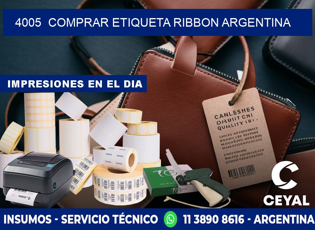 4005  COMPRAR ETIQUETA RIBBON ARGENTINA