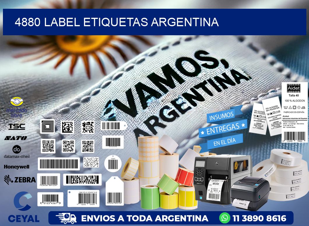 4880 LABEL ETIQUETAS ARGENTINA