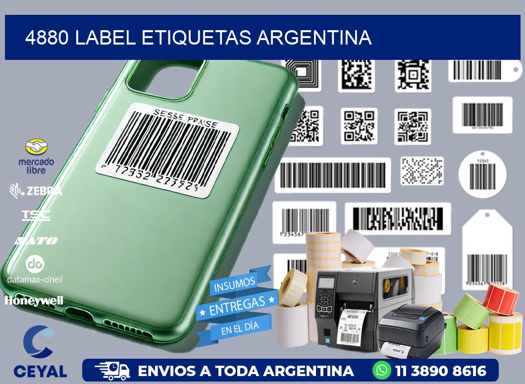 4880 LABEL ETIQUETAS ARGENTINA