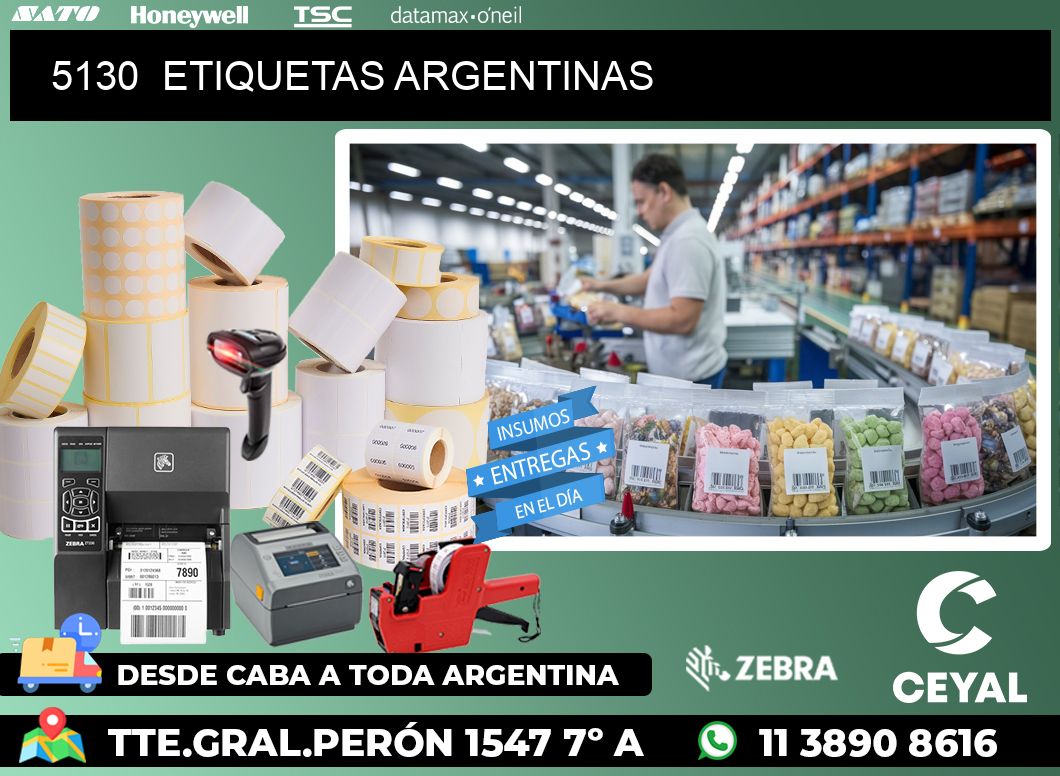 5130  ETIQUETAS ARGENTINAS