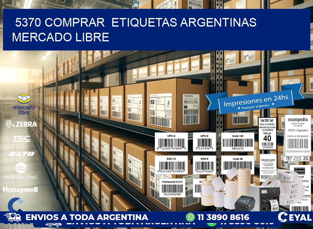 5370 COMPRAR ETIQUETAS ARGENTINAS MERCADO LIBRE