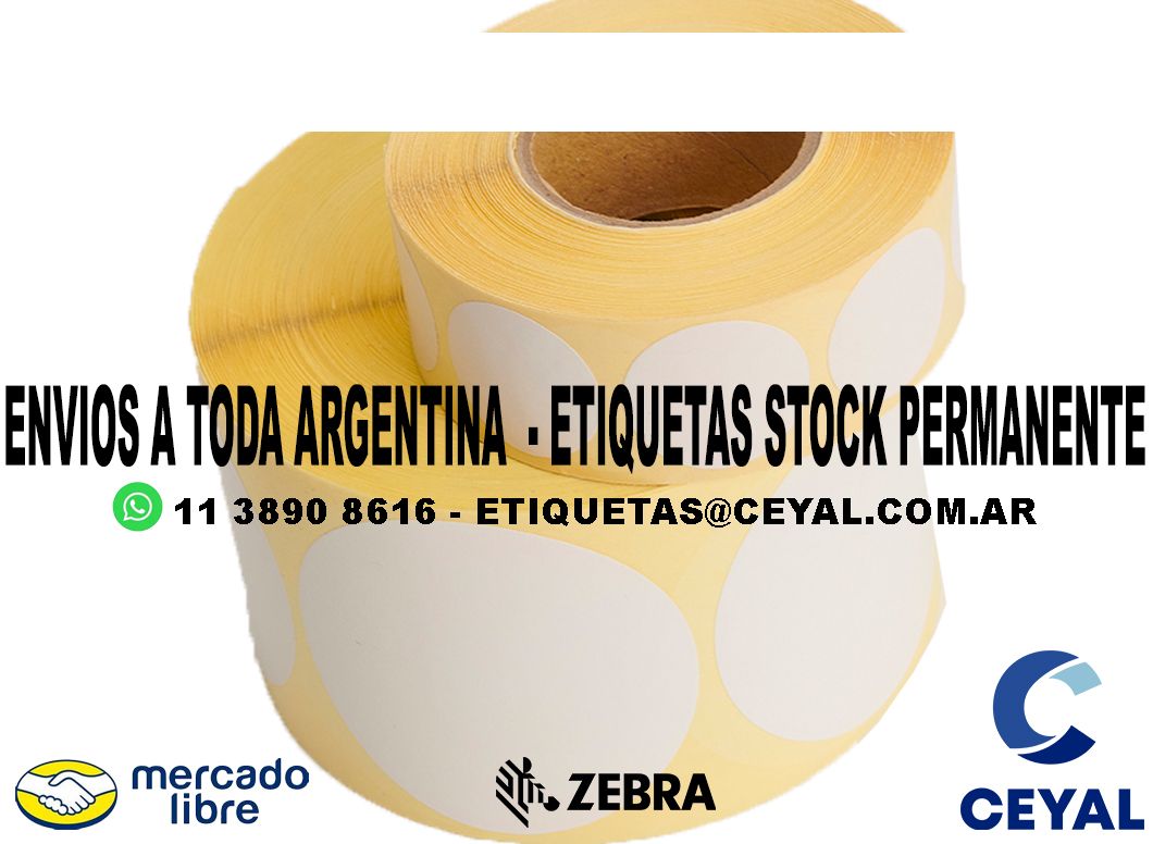 600 ETIQUETAS RIBBON 90 x 91