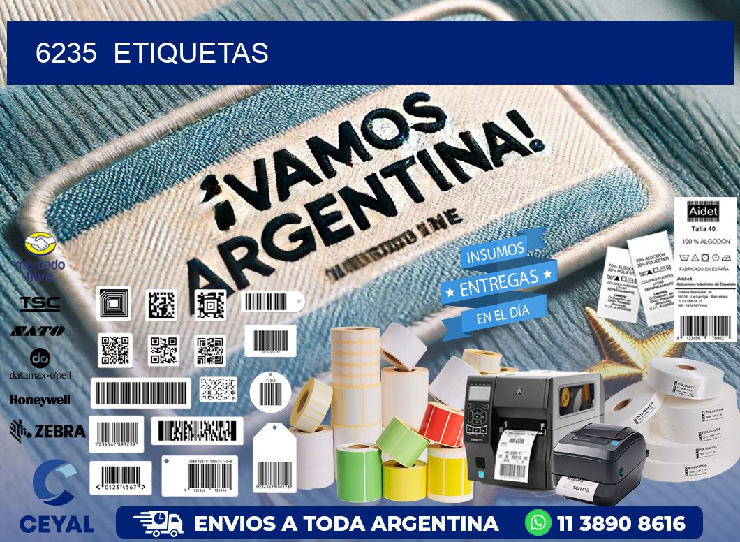 6235 ETIQUETAS