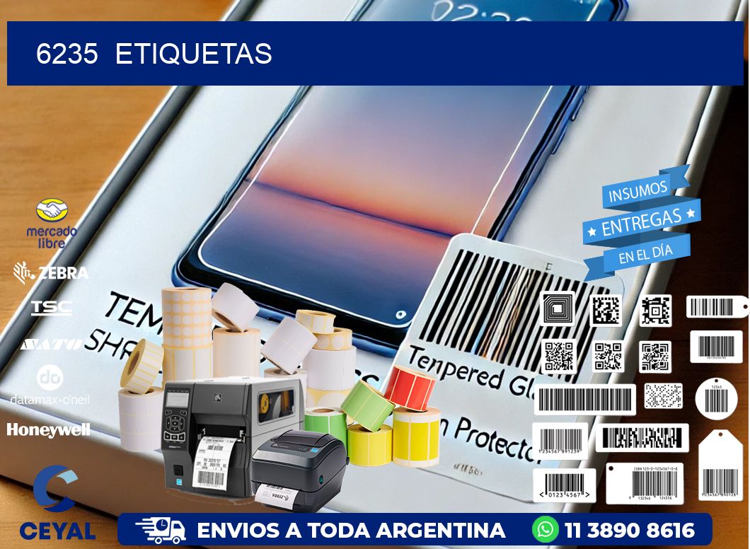 6235 ETIQUETAS