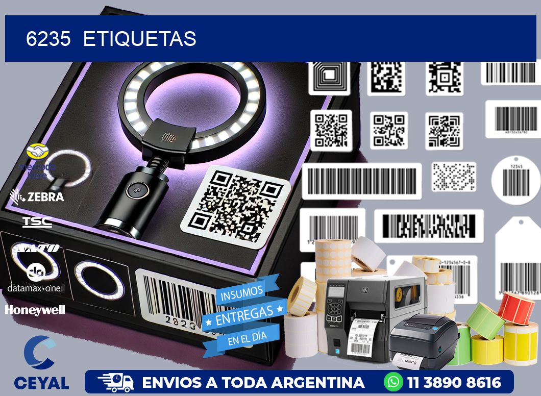 6235 ETIQUETAS