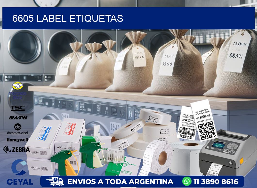 6605 LABEL ETIQUETAS