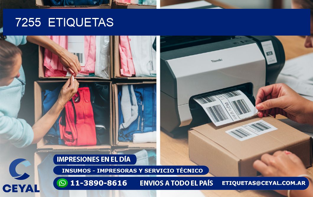 7255  ETIQUETAS