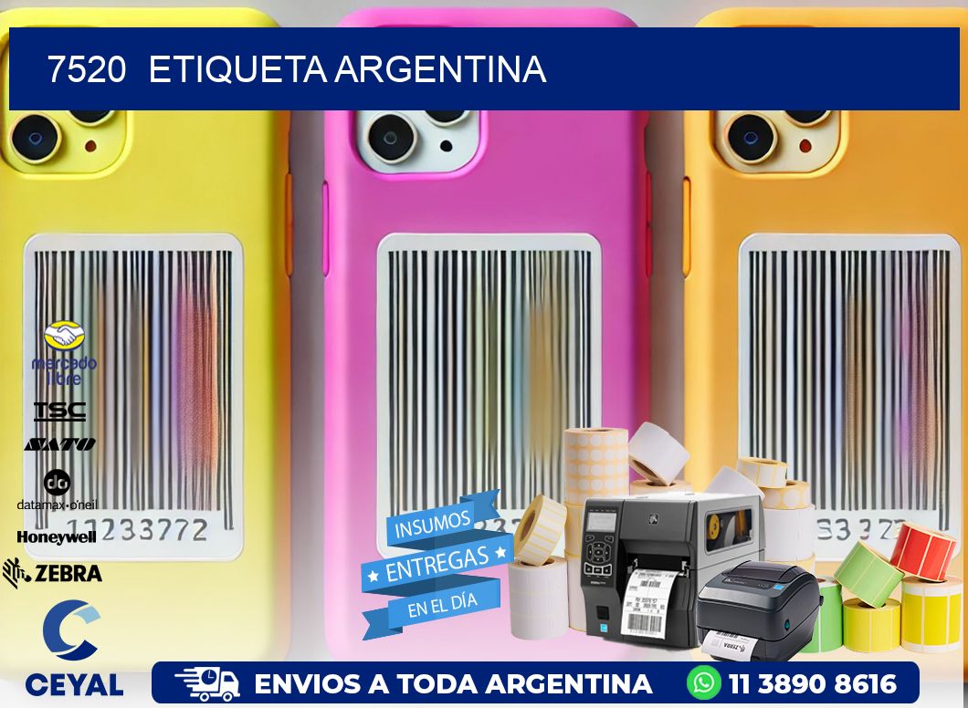7520  ETIQUETA ARGENTINA