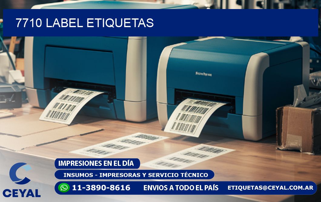 7710 LABEL ETIQUETAS