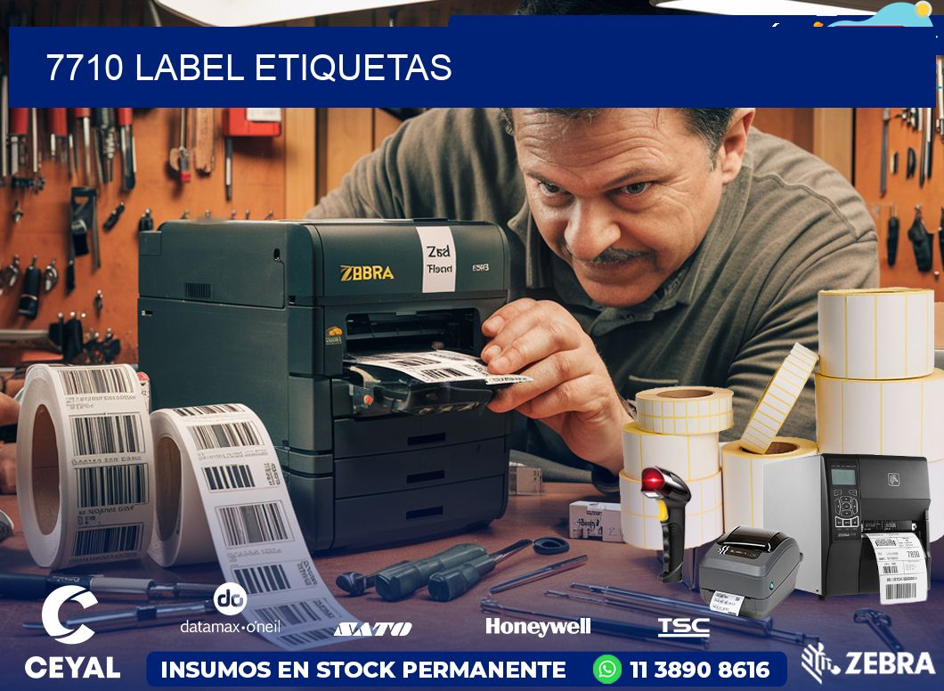 7710 LABEL ETIQUETAS