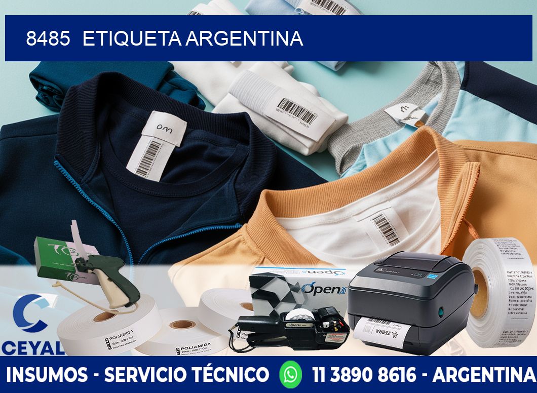 8485  ETIQUETA ARGENTINA