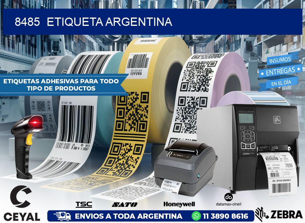 8485  ETIQUETA ARGENTINA