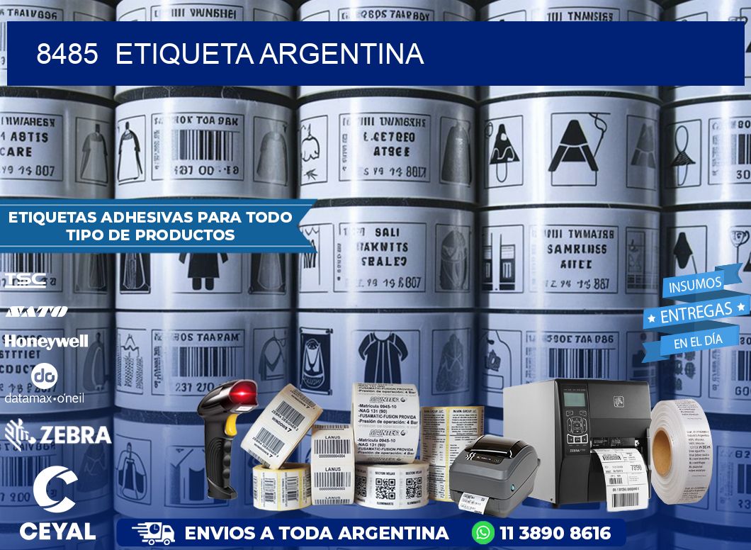 8485  ETIQUETA ARGENTINA