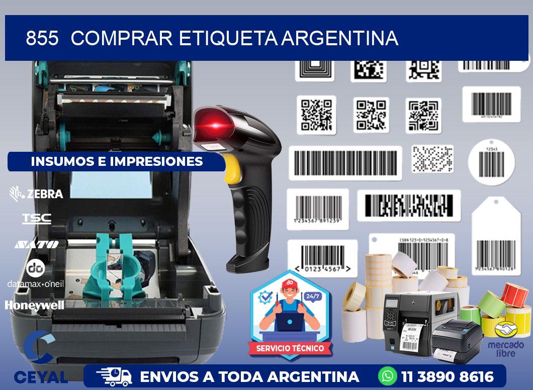 855  COMPRAR ETIQUETA ARGENTINA